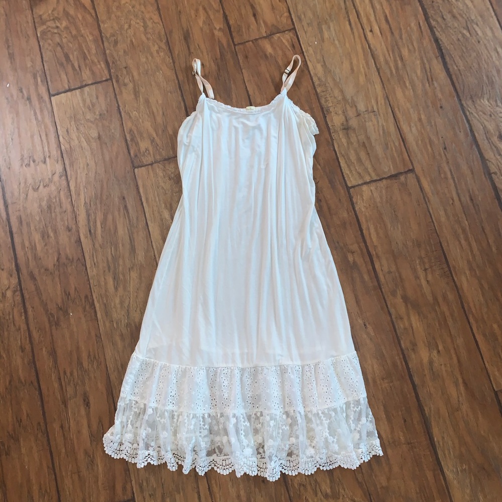 Matilda Jane white dress extender